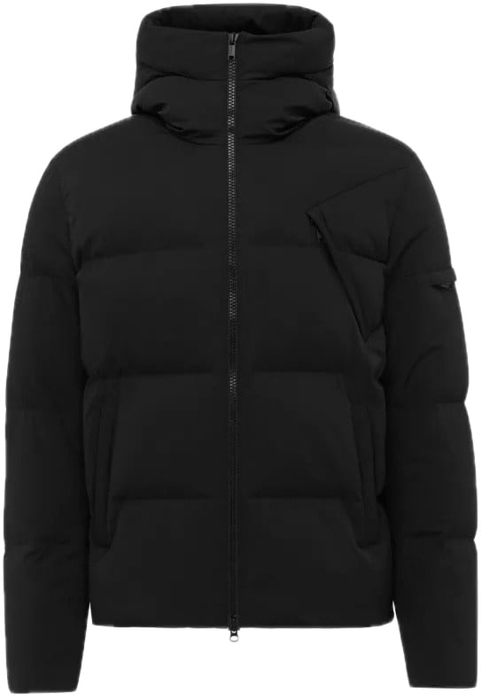 Genti Winterjacket Short Black Zwart