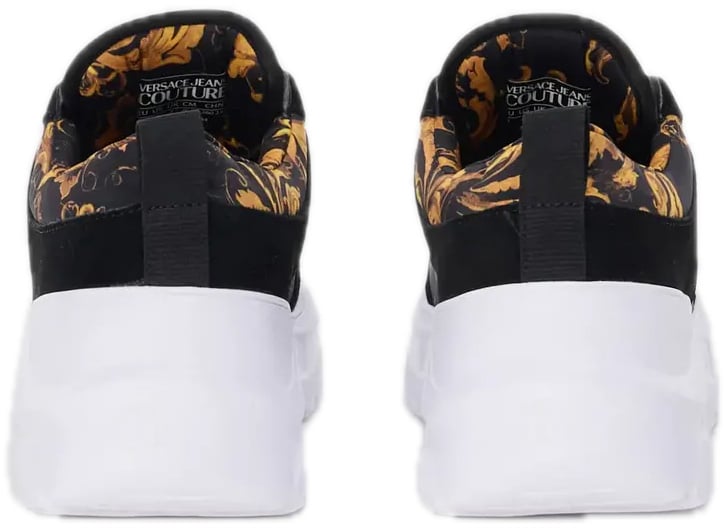 Versace Jeans Couture Speedtrack Gold Baroque Black Zwart