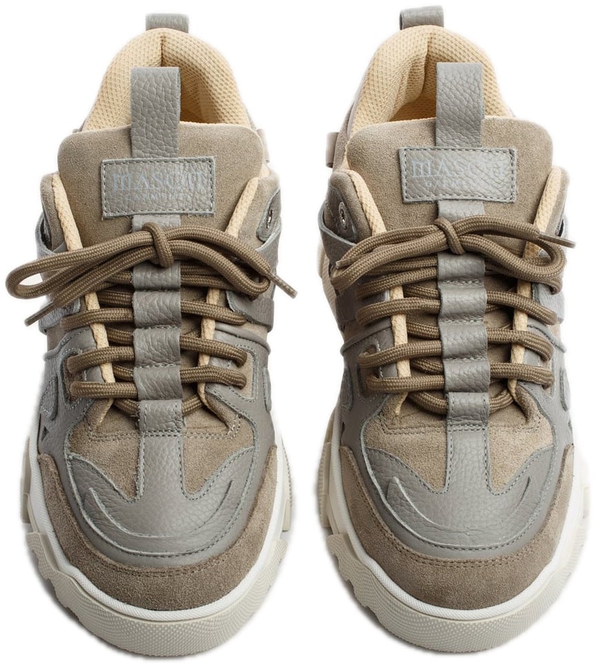 Mason Garments Genova Multicolore Grey Grijs