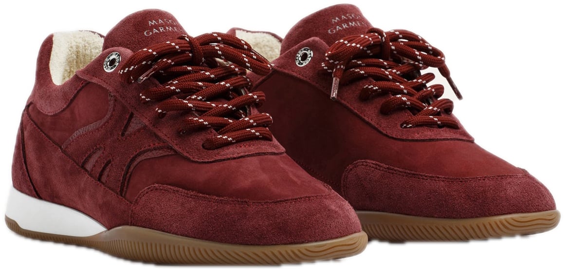 Mason Garments Maranello Suede Bordo Rood