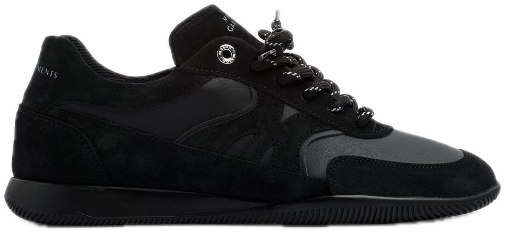 Mason Garments Maranello Suede Black Zwart