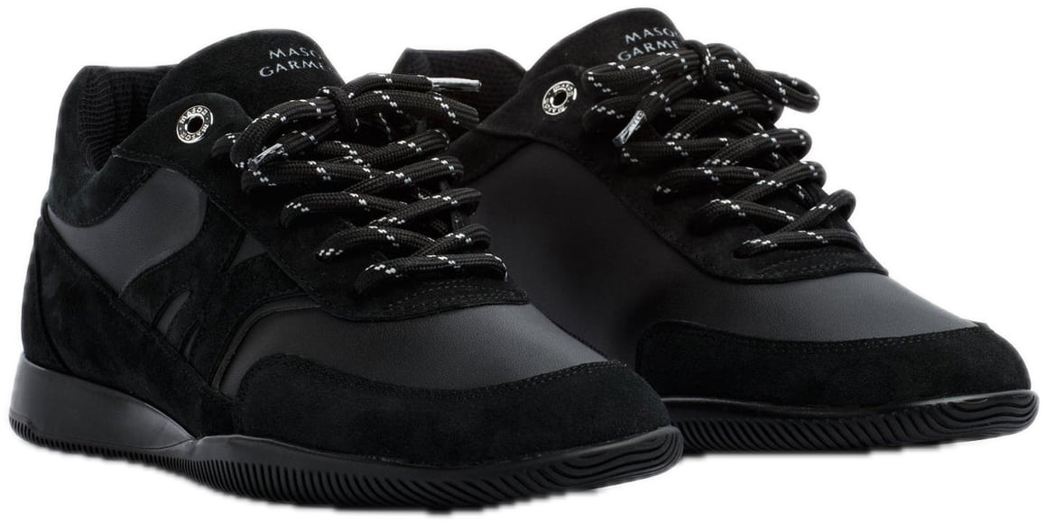 Mason Garments Maranello Suede Black Zwart