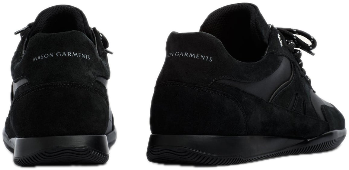 Mason Garments Maranello Suede Black Zwart