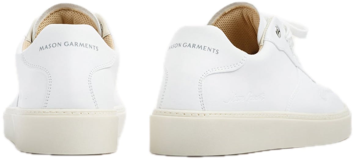 Mason Garments Como Leather White Wit