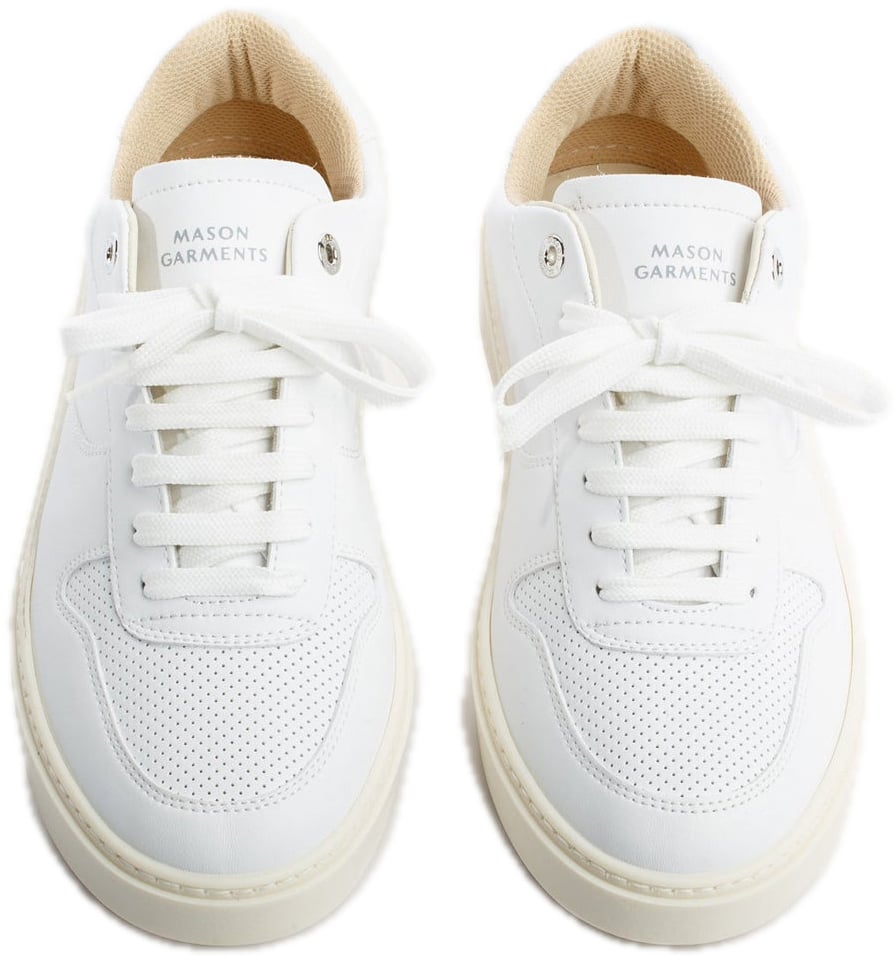 Mason Garments Como Leather White Wit