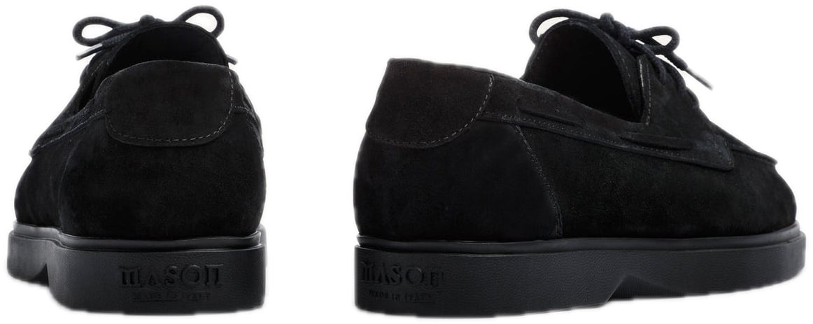 Mason Garments Amalfi Barca Tonal Black Zwart