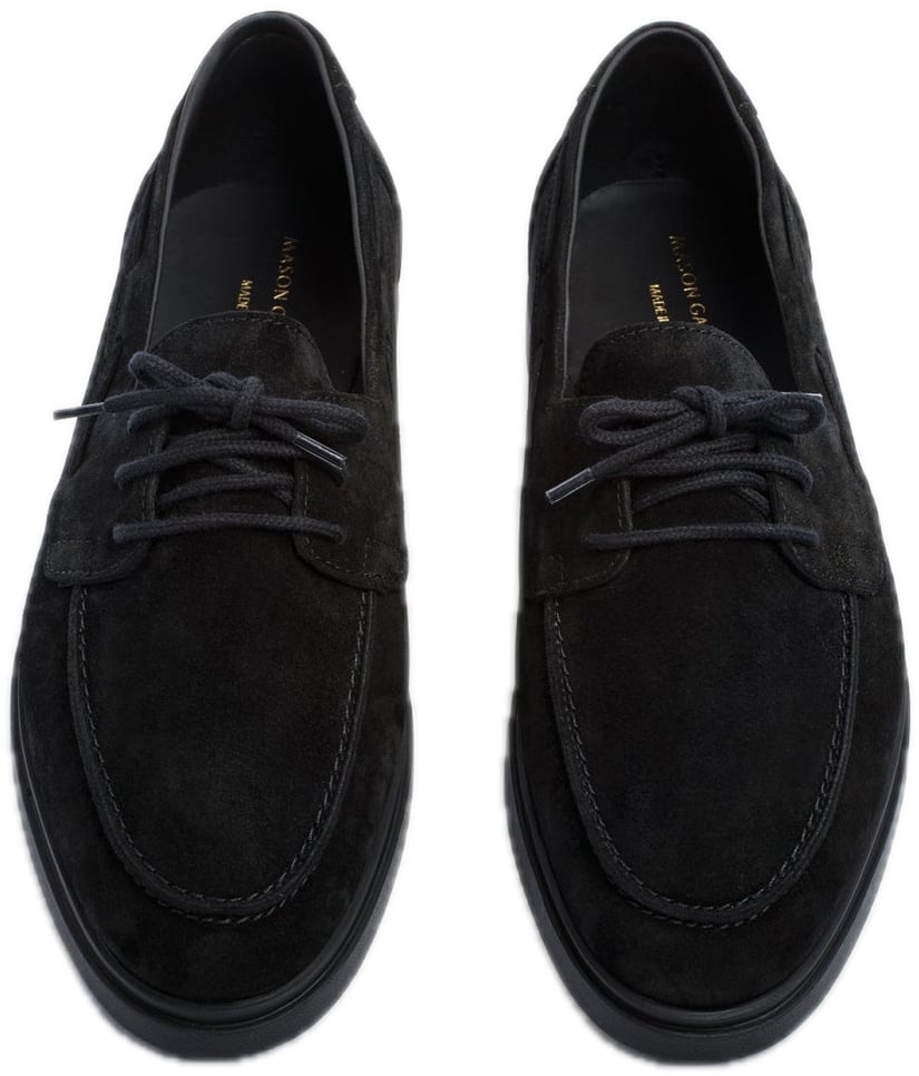 Mason Garments Amalfi Barca Tonal Black Zwart