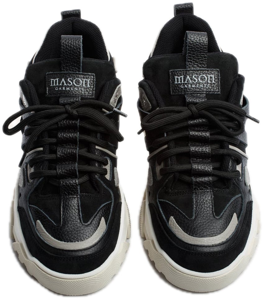 Mason Garments Genova Multicolore Black Zwart