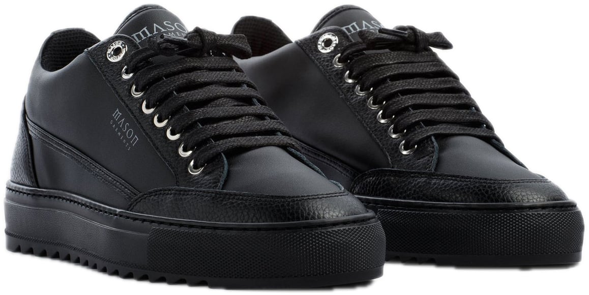 Mason Garments Tia Bicolore Tonale Black Zwart