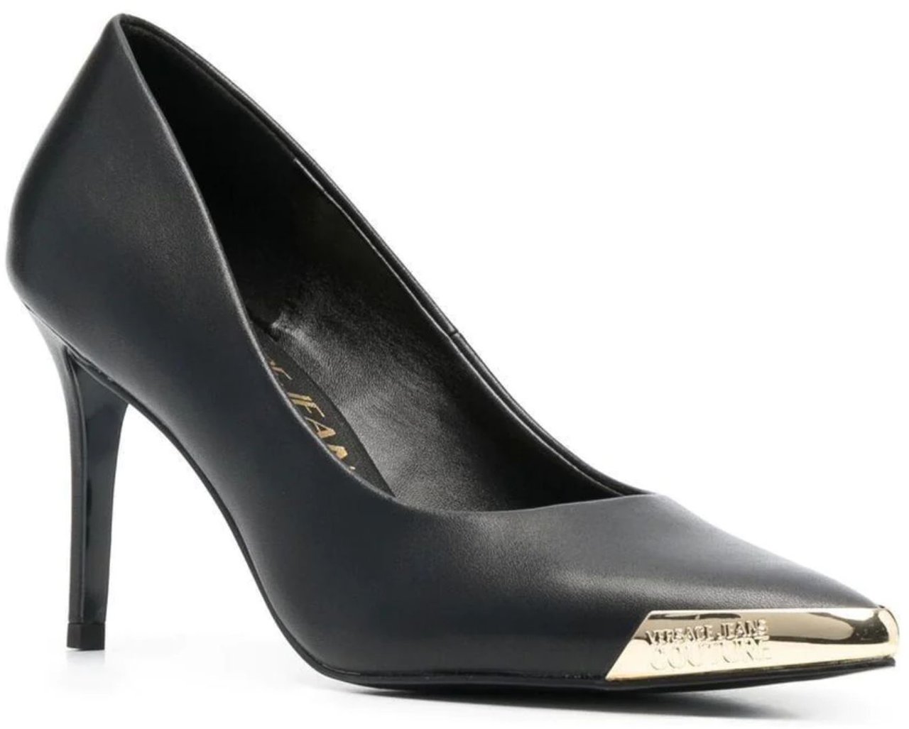 Versace Jeans Couture High Heel Shoes Black Zwart