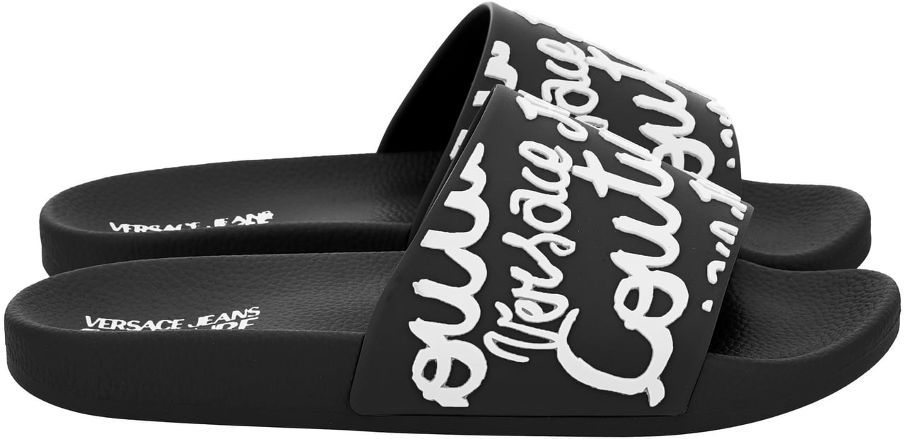 Versace Jeans Couture Slippers Zwart