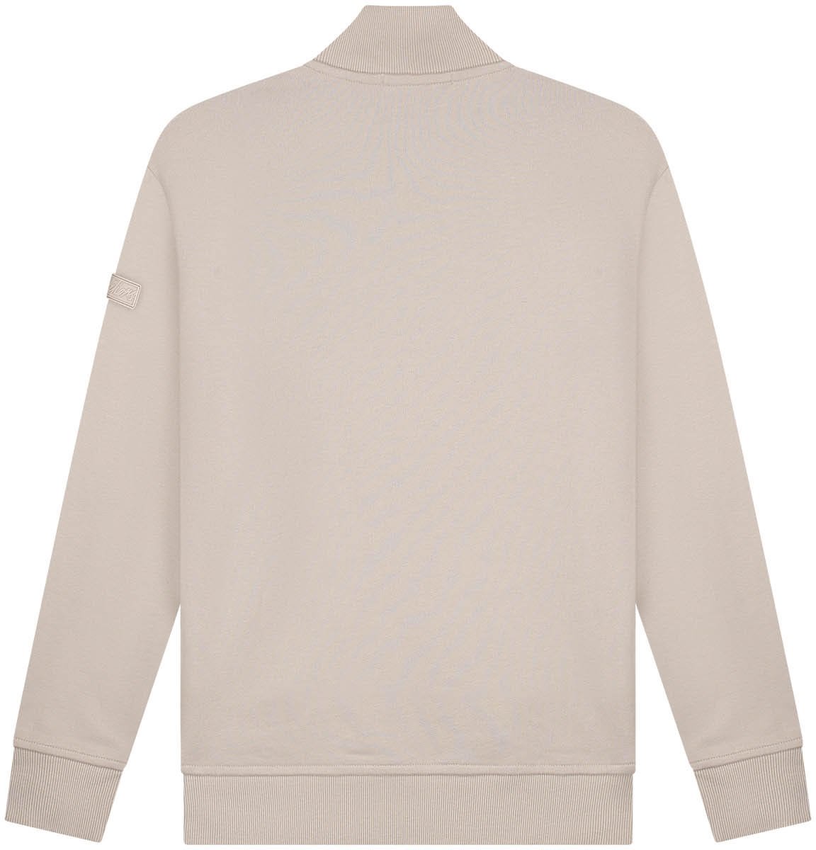 Malelions Malelions Men Turtle Half Zip Sweater Beige