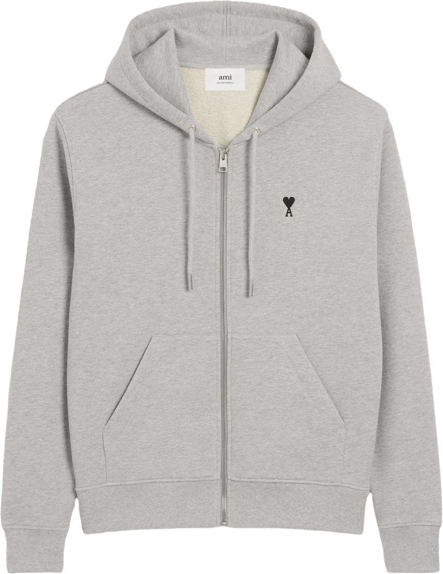AMI Paris Sweaters Light Grey Grijs