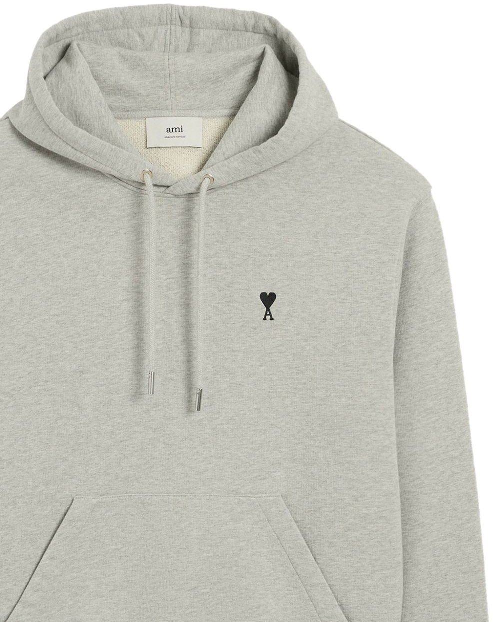 AMI Paris Adc Hoodie Grigio Grijs