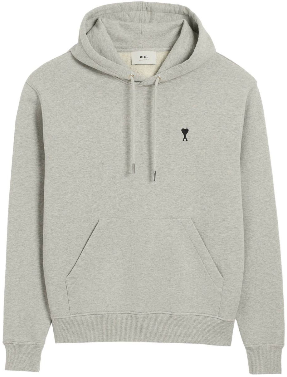 AMI Paris Adc Hoodie Grigio Grijs