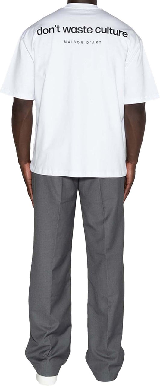 Don't Waste Culture Cleo Oversized Streetwear T-Shirt Wit