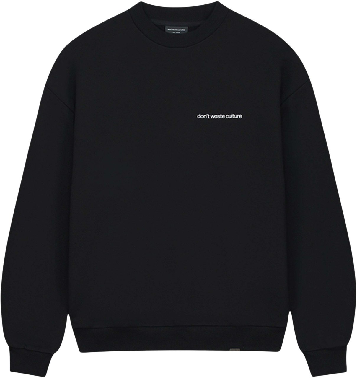 Don't Waste Culture Matt Sweater Zwart