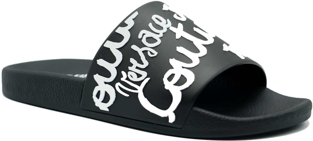 Versace Jeans Couture Slippers Zwart
