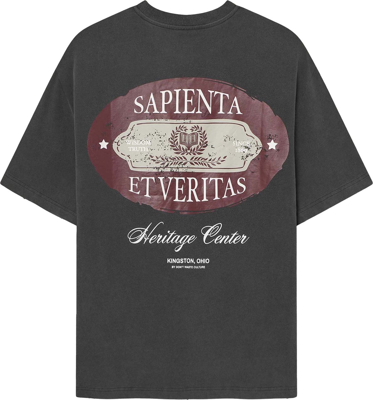 Don't Waste Culture Orla T-shirt Zwart