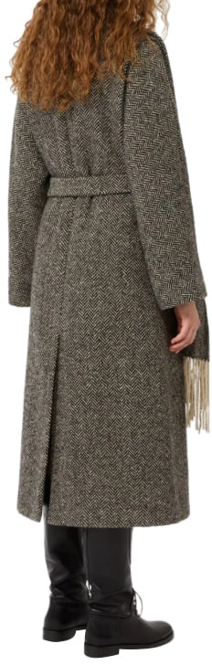 Max Mara Coats Black Zwart