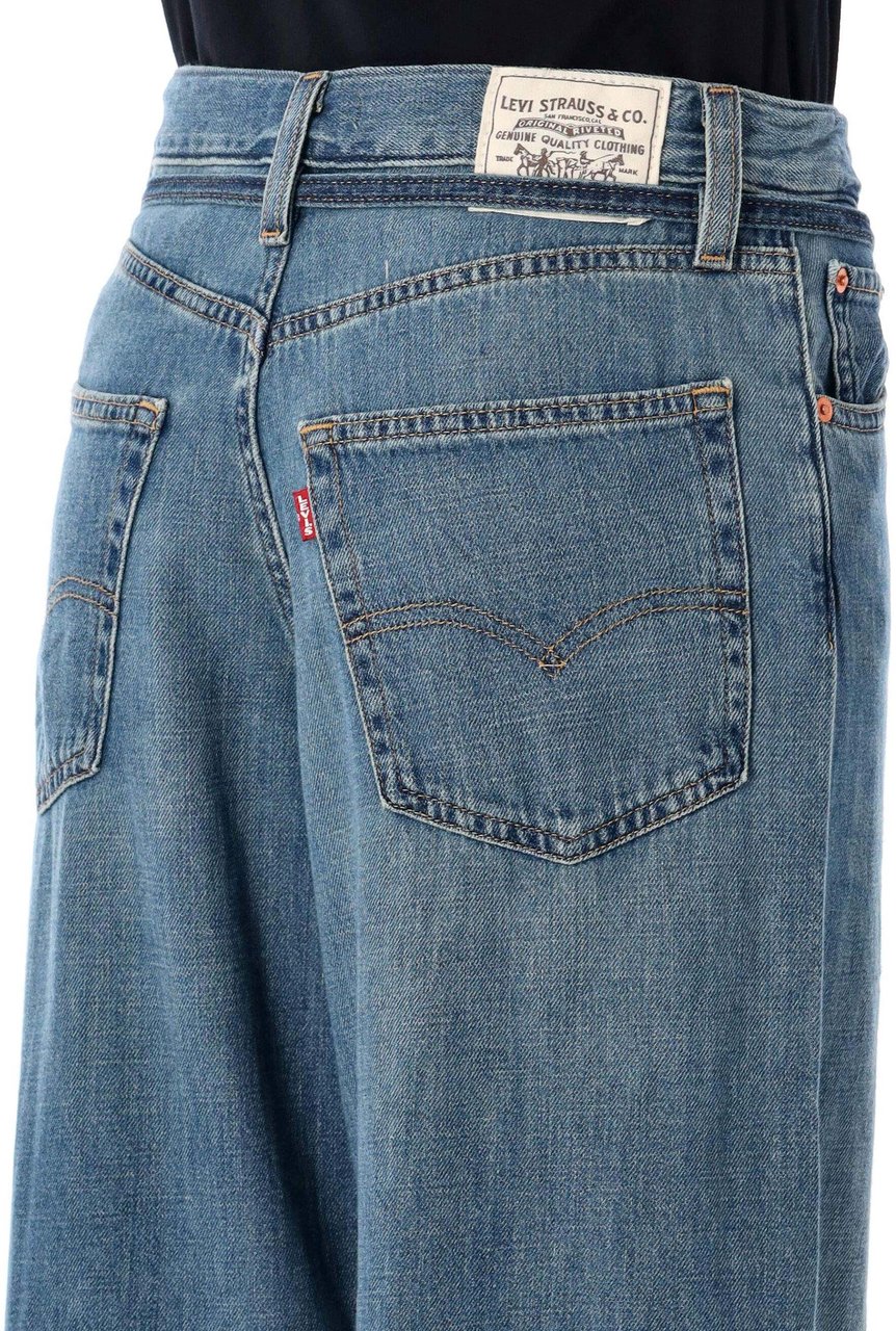 Levi's Xl Straight Stop Flaxing Mid Blue Blauw