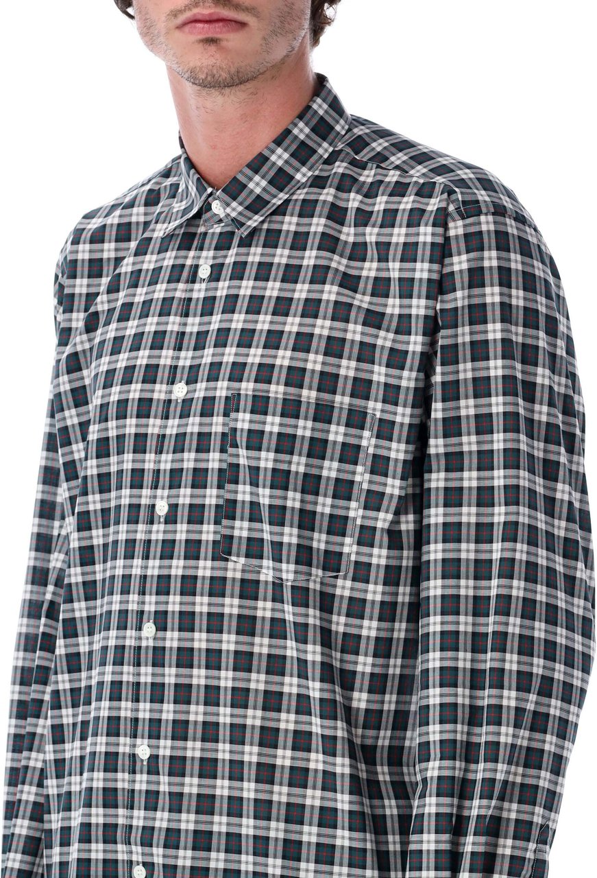 Comme des Garçons Check Shirt Grigio Grijs
