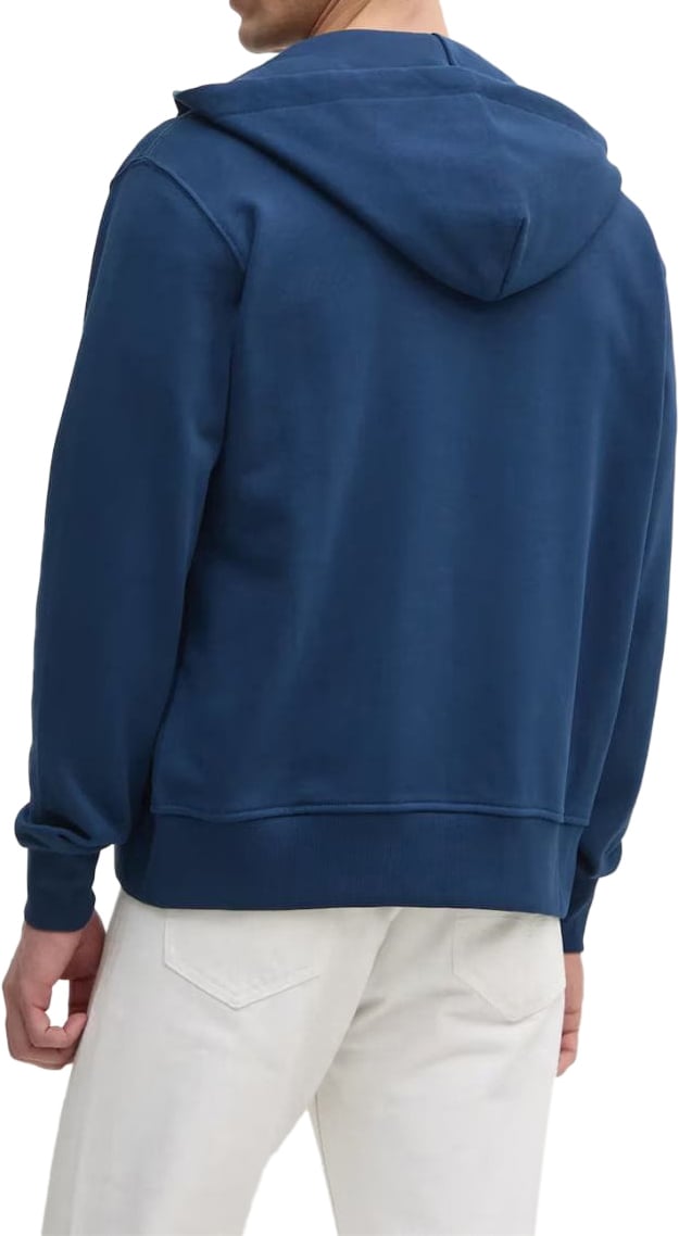 Versace Jeans Couture Versace Jeans Coutoure Full Zip Vest Blauw Cotton Fleece Blauw