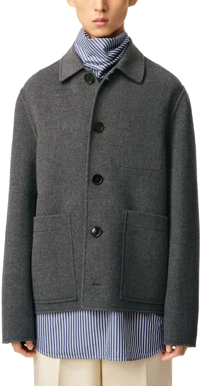 AMI Paris Jackets Grey Grijs