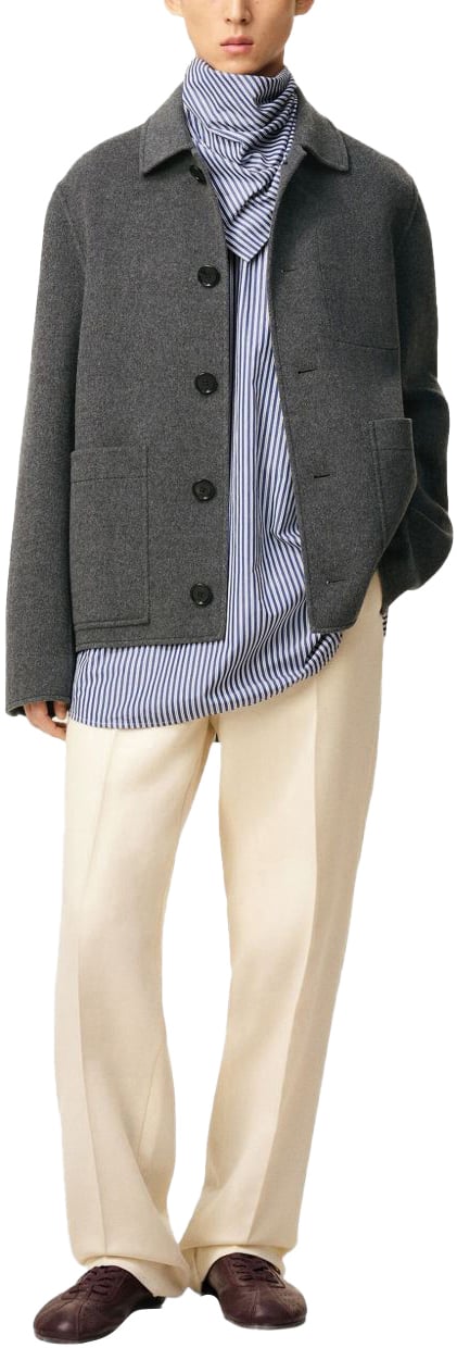 AMI Paris Jackets Grey Grijs