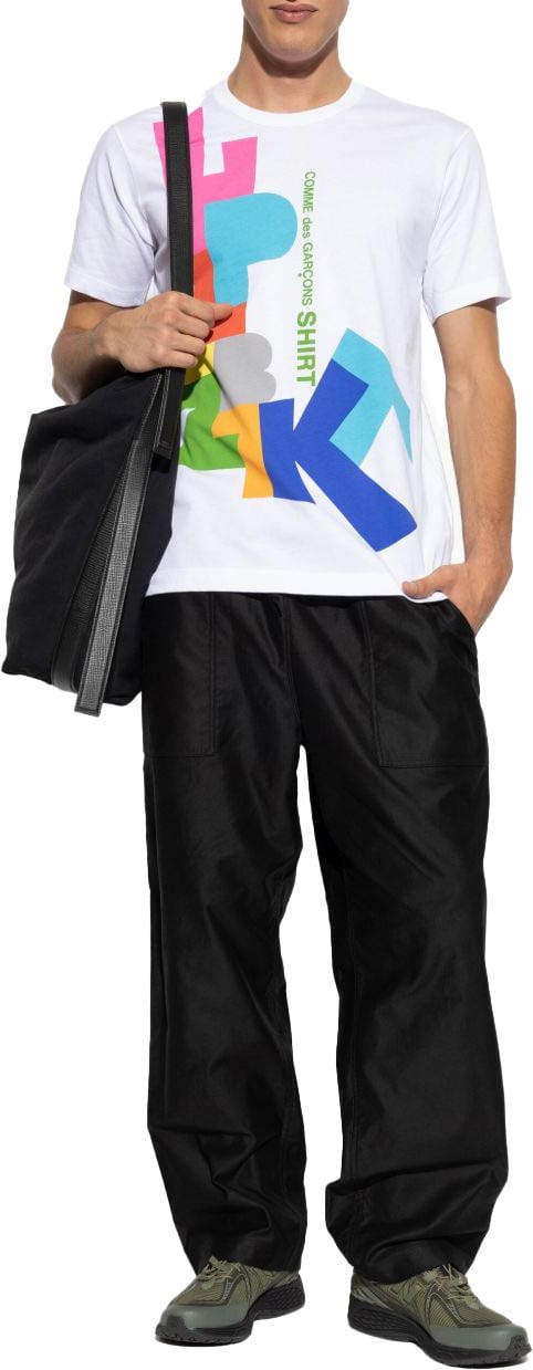 Comme des Garçons T-Shirts And Polos Whiteprint Wit