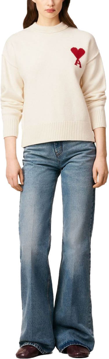 AMI Paris Sweaters White Wit