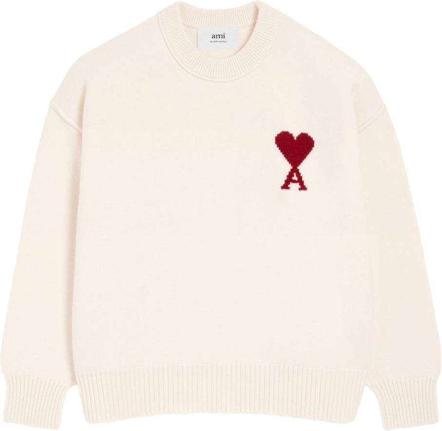 AMI Paris Sweaters White Wit