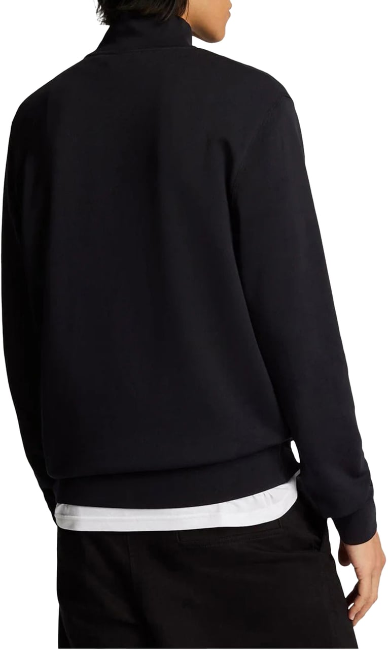 Lyle & Scott Lyle &amp; Scott Superfine Quarter Zip Sweatshirt Zwart