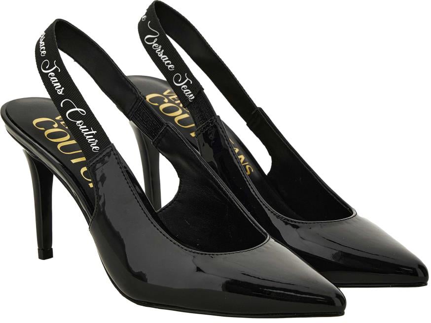 Versace Jeans Couture Flat Shoes Black Zwart