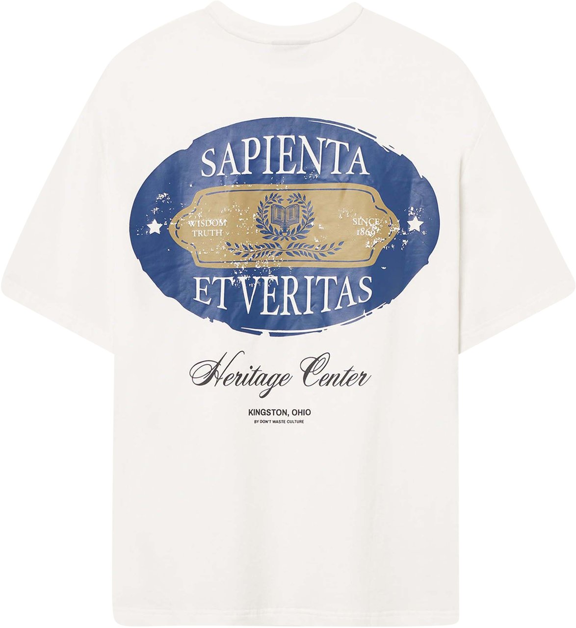 Don't Waste Culture Orla T-shirt Wit