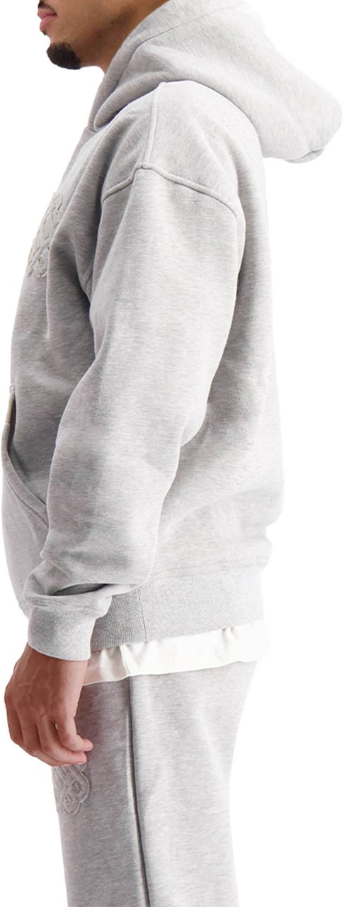 Black Bananas Monogram Hoodie Grijs