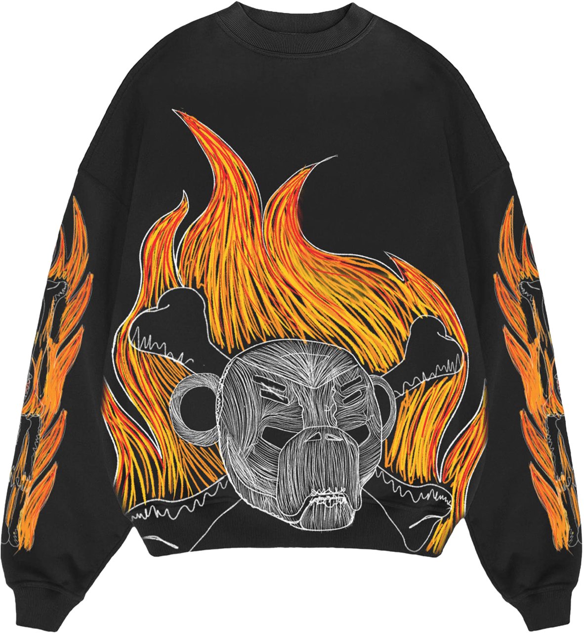 Black Bananas Blaze T-Shirt Zwart