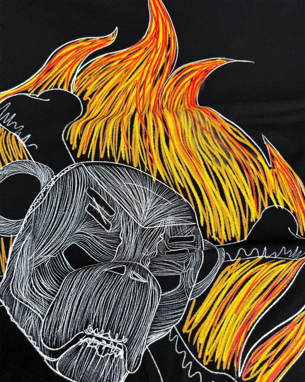 Black Bananas Blaze T-Shirt Zwart