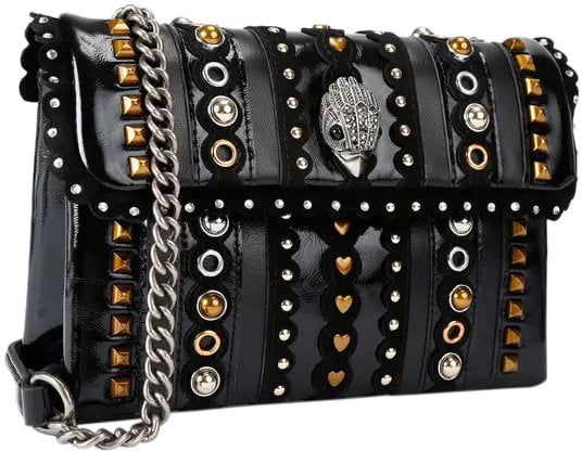 Kurt Geiger London Kensington Medium Studs Combo Leather Zwart