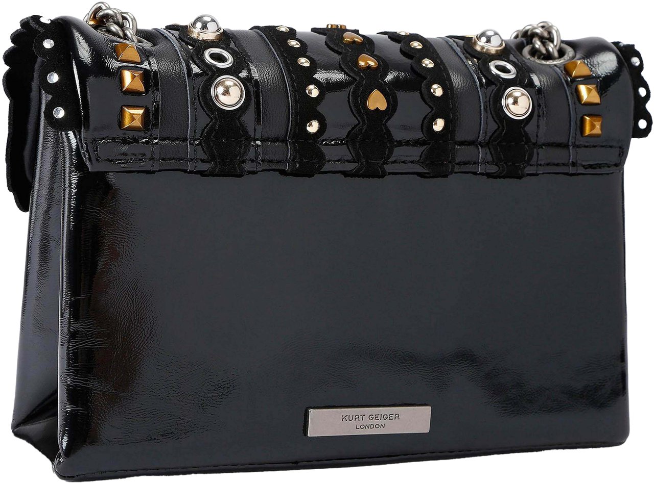 Kurt Geiger London Kensington Medium Studs Combo Leather Zwart