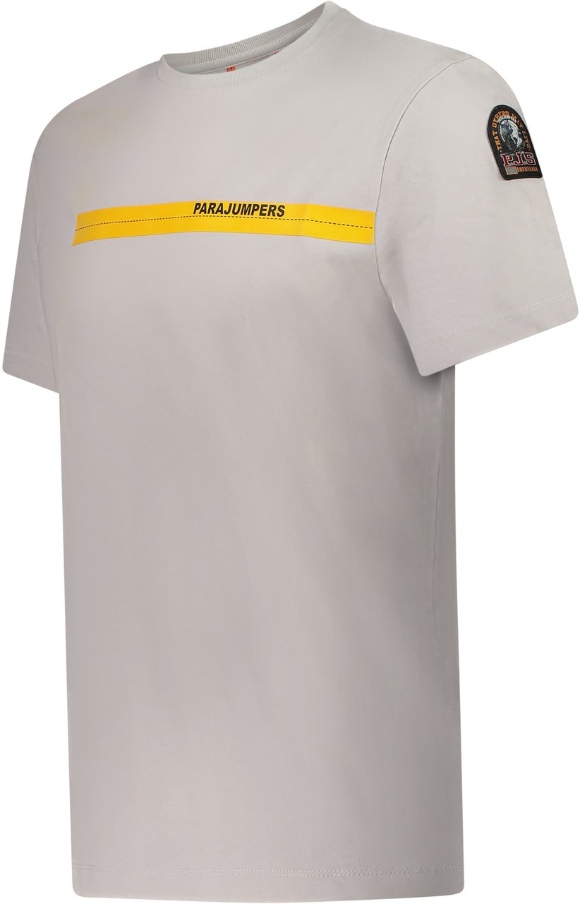 Parajumpers Parajumpers Tape Tee T-shirts Lichtgrijs Pmtsit01 Grijs
