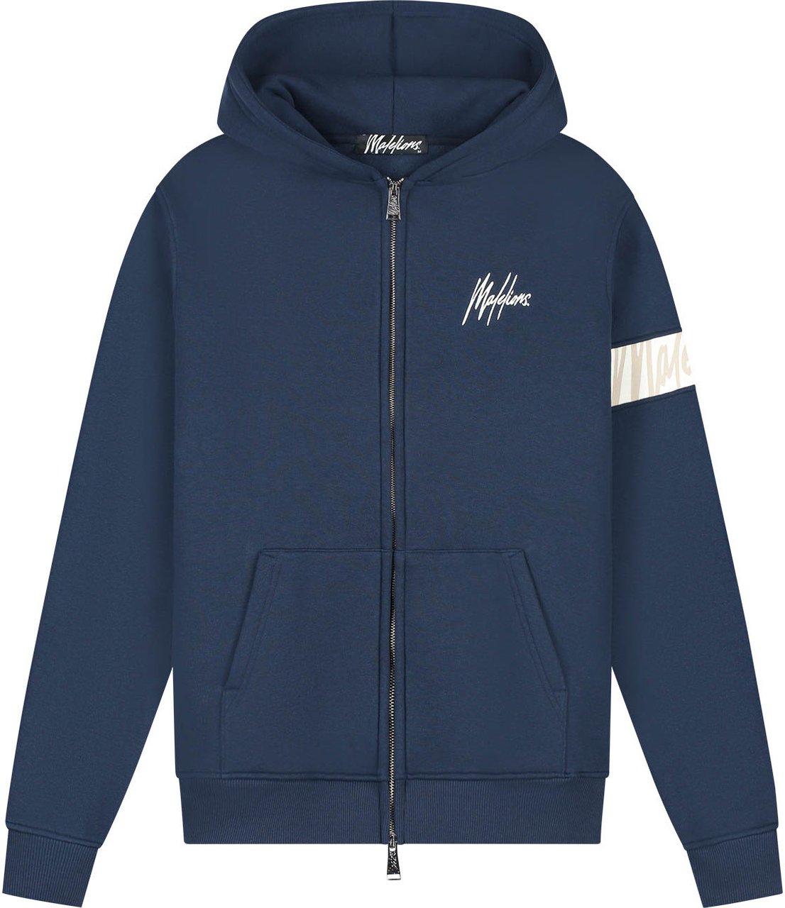 Malelions Malelions Men Captain Zip Hoodie Blauw