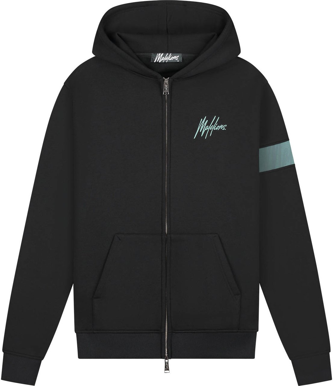 Malelions Malelions Men Captain Zip Hoodie Zwart