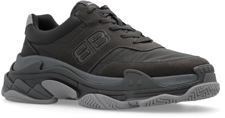 Balenciaga Triple S Logo Sneakers Grijs