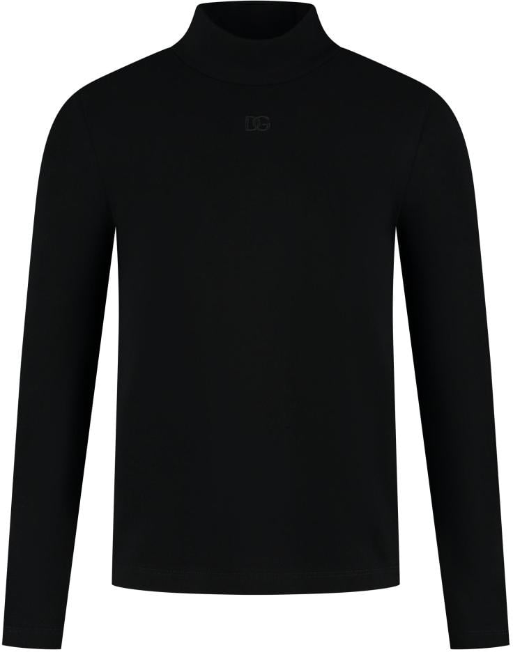 Dolce & Gabbana L/s Mock Turtleneck Zwart