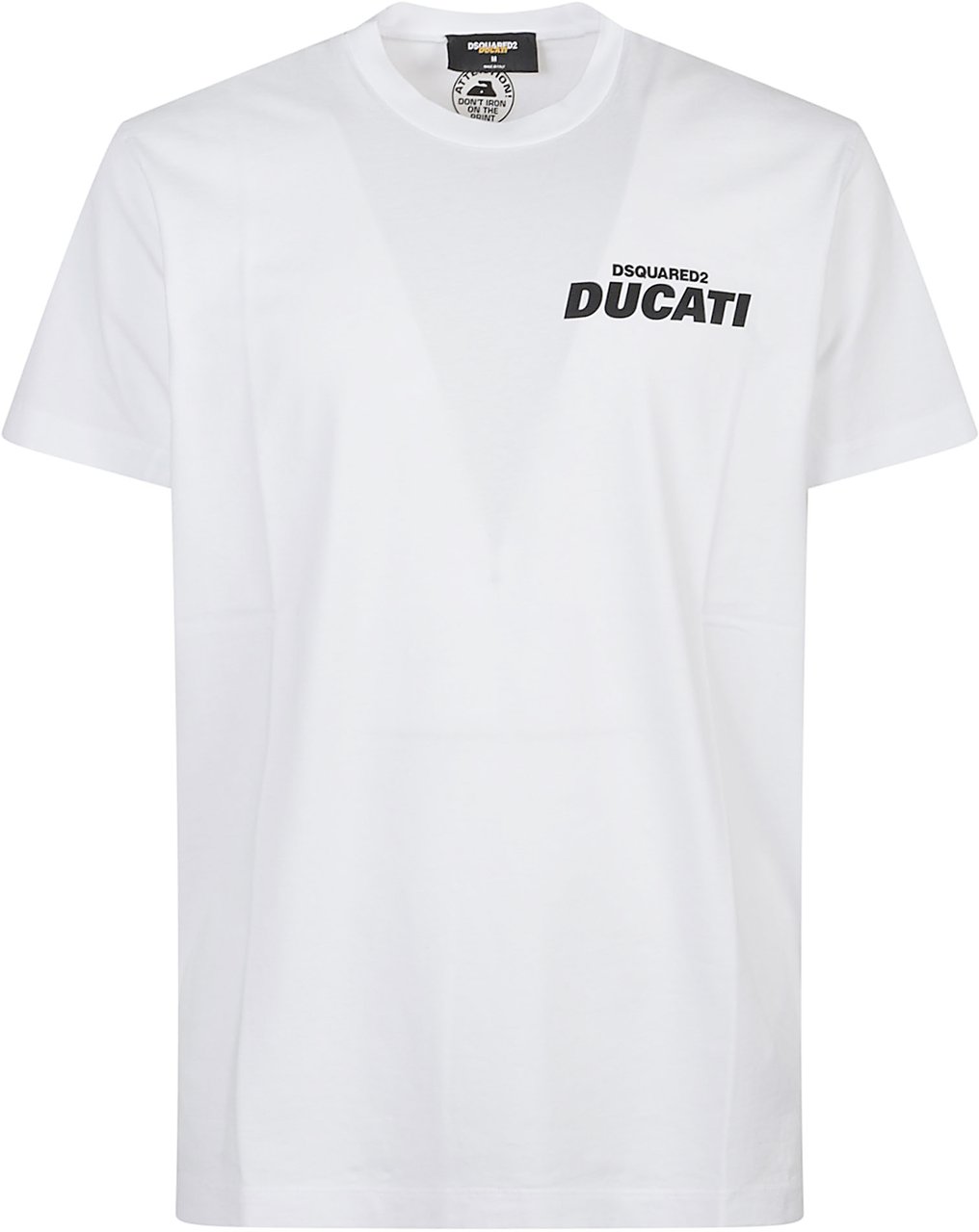 Dsquared2 Ducati Cigarette Fit T-shirt White Wit