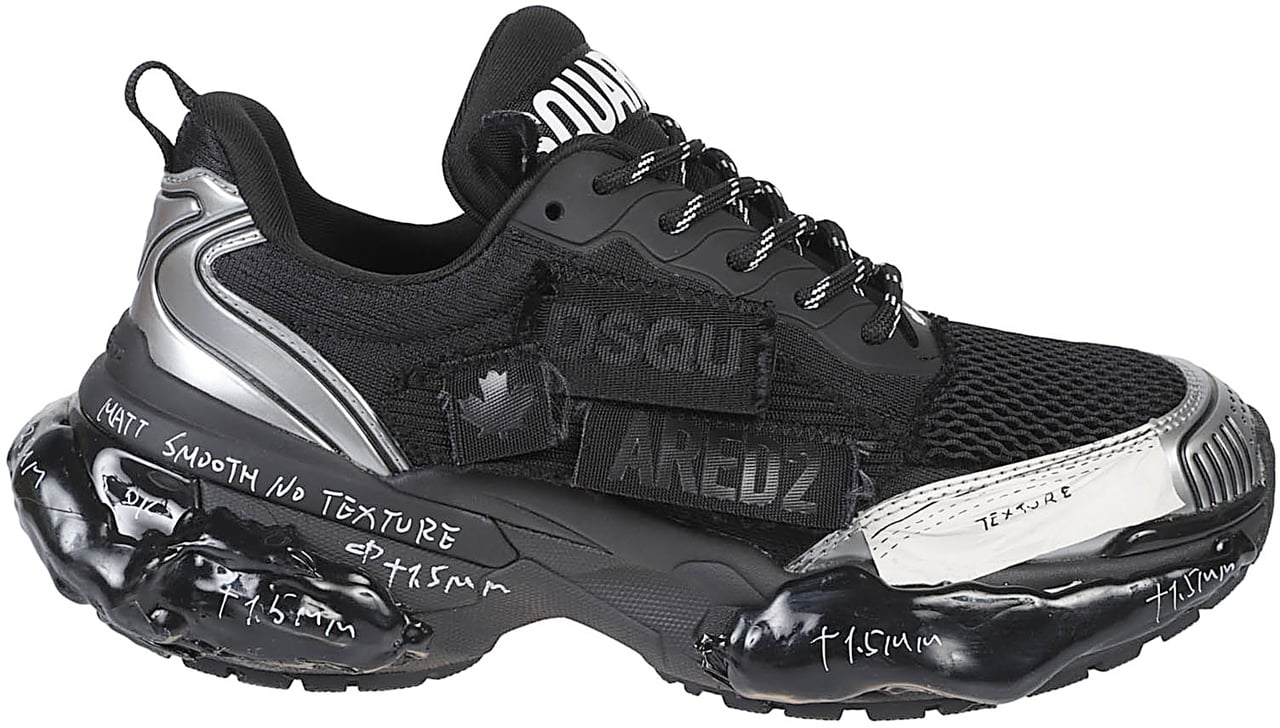 Dsquared2 Faster Lace-up Low Top Sneakers Grey Grijs