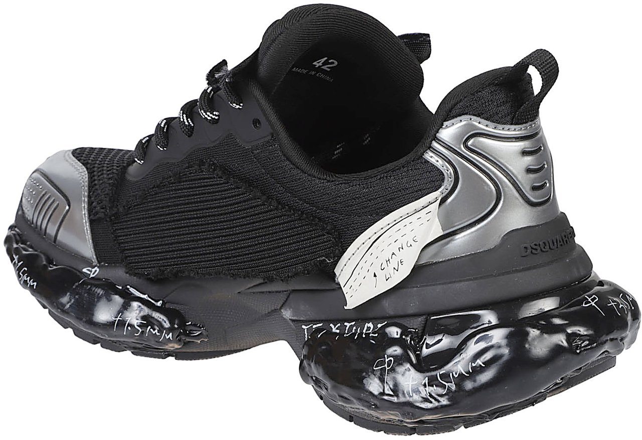 Dsquared2 Faster Lace-up Low Top Sneakers Grey Grijs