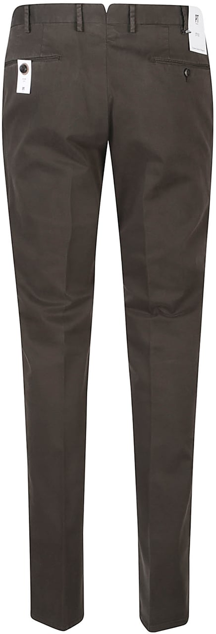 PT Torino Slim Flat Front Pant Brown Bruin