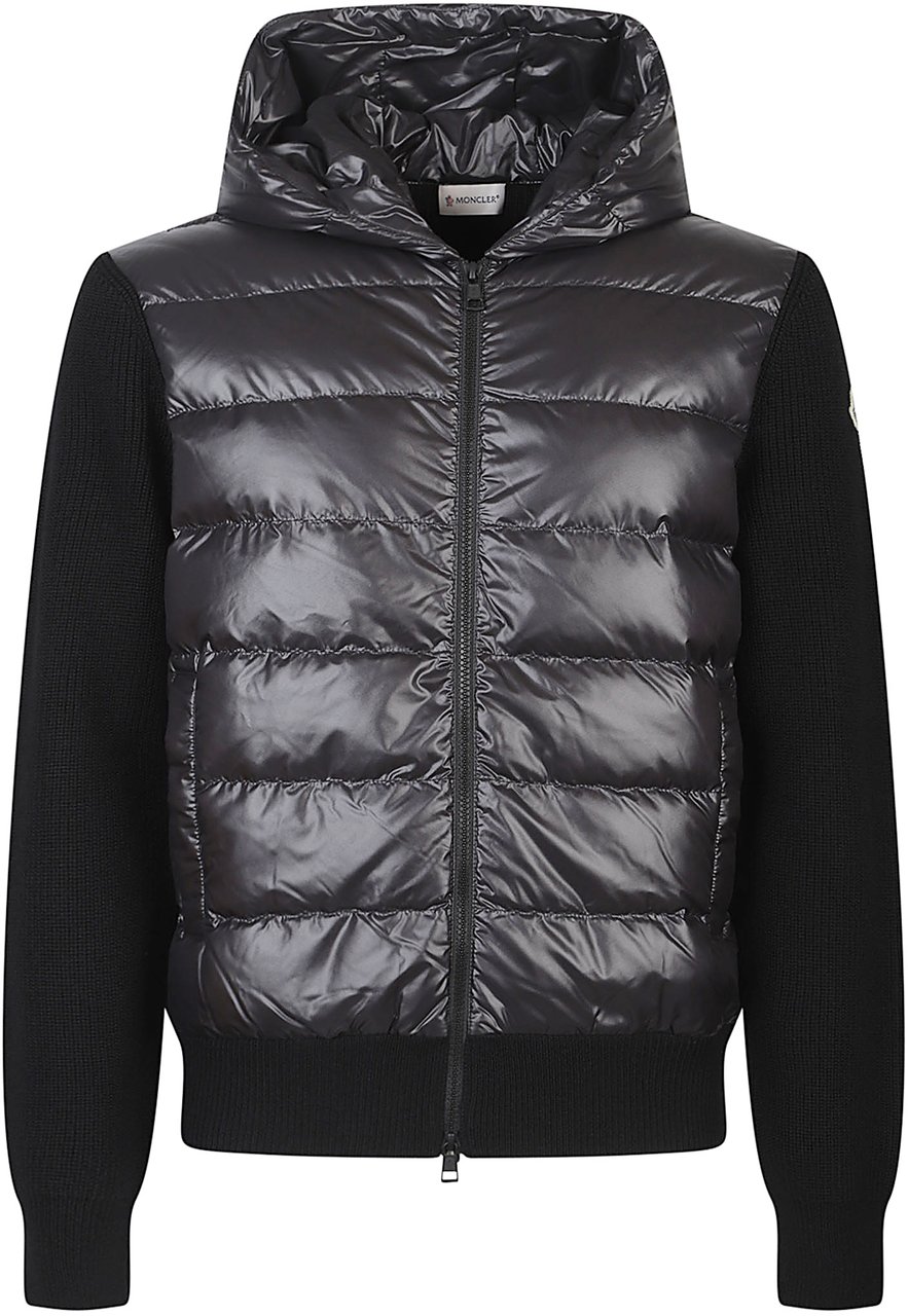 Moncler Tricot Cardigan Black Zwart